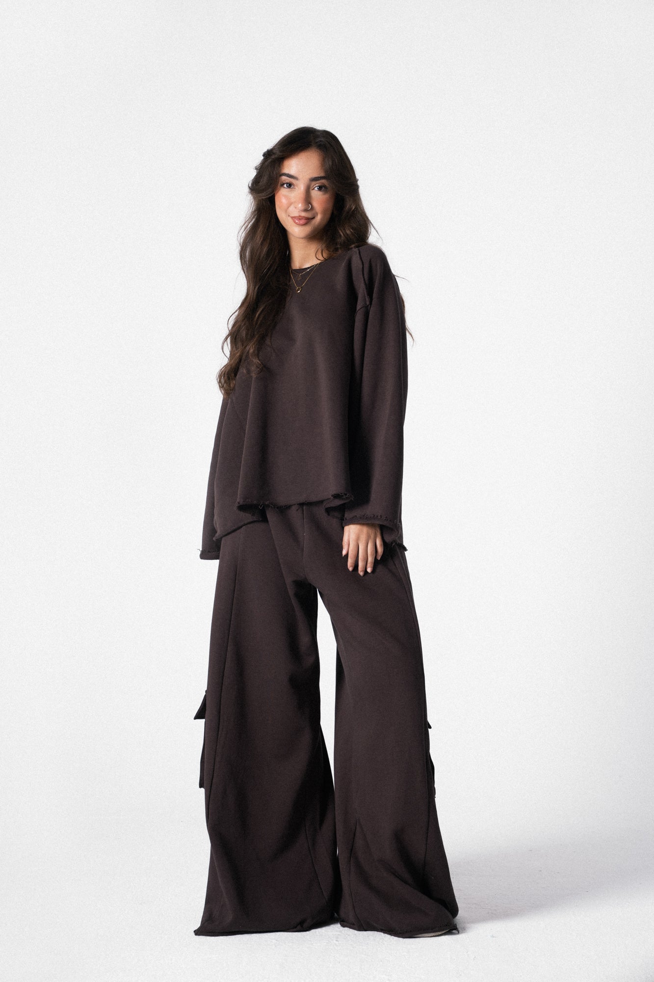 Lounge Wear Set in Brown