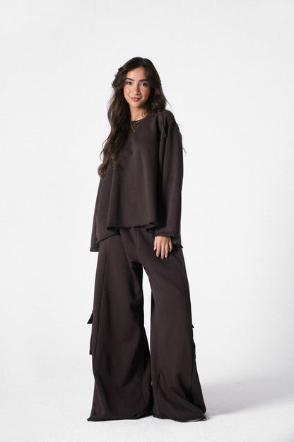 Lounge Wear Set in Brown