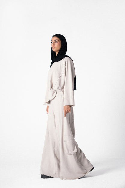 Lounge Wear Set in Cream Beige