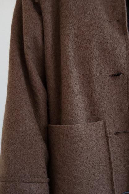 The Mohair Coat in Brown