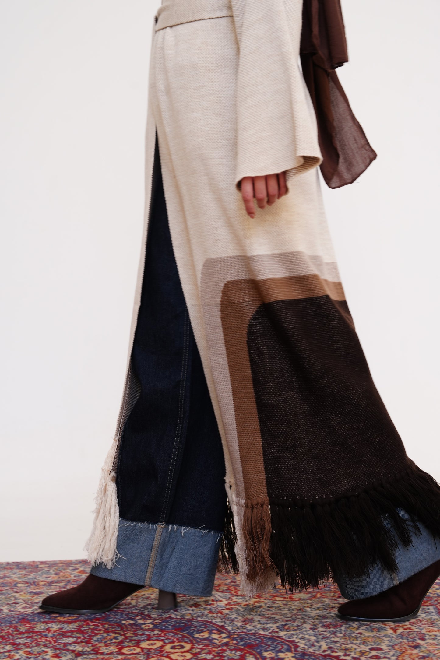 Sahara Knit Cardigan in Brown