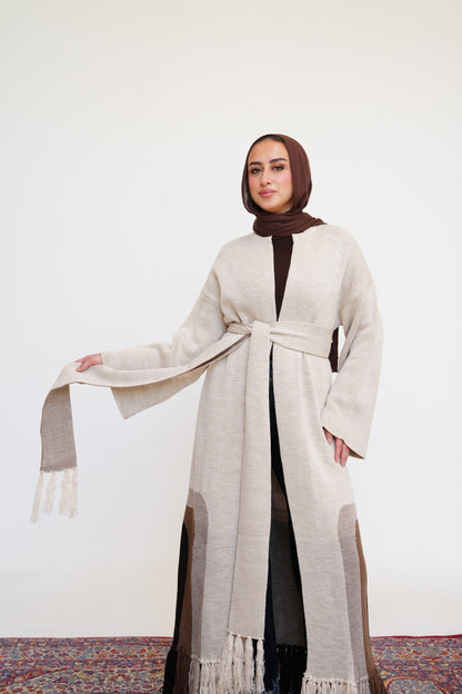 Sahara Knit Cardigan in Brown