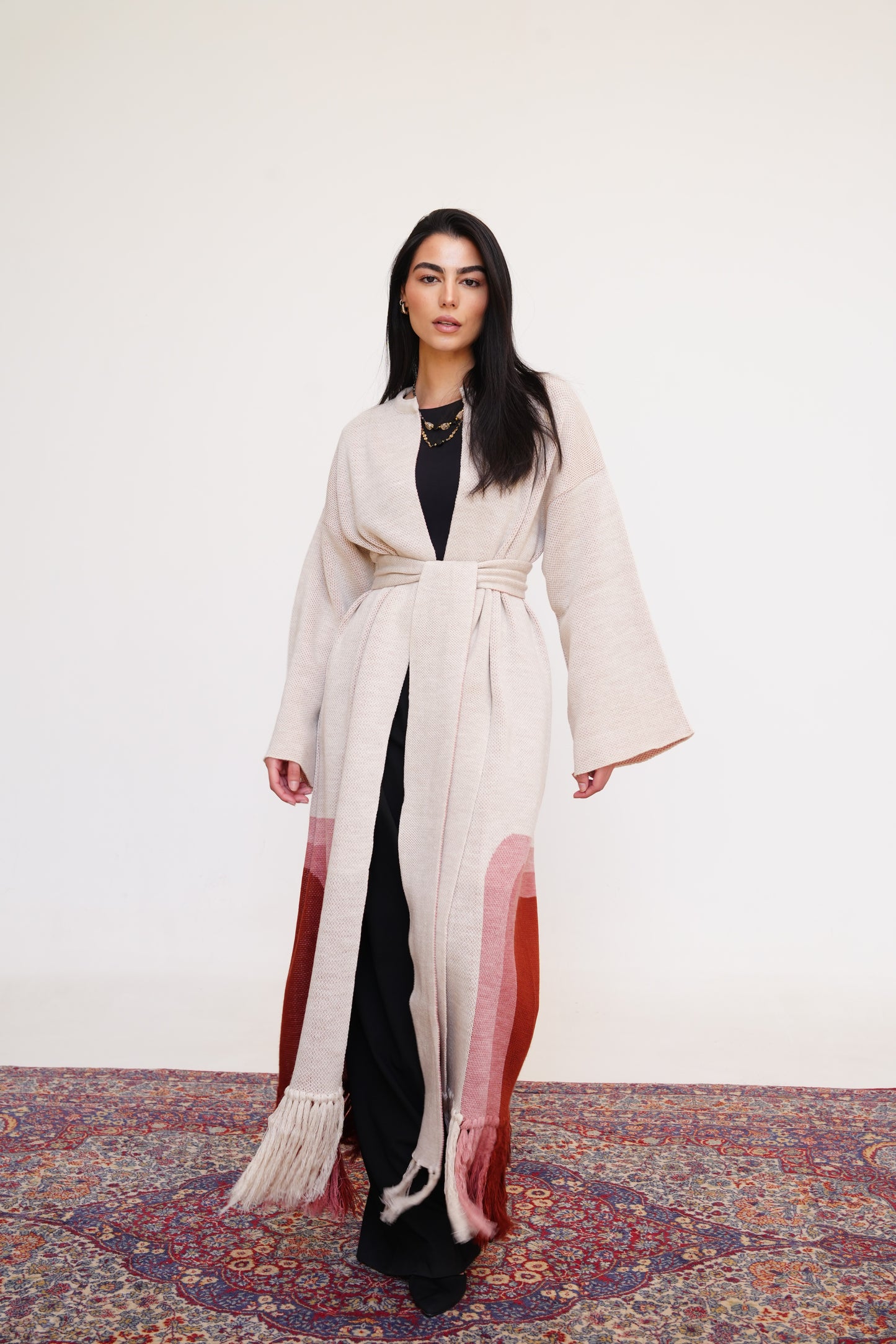 Sahara Knit Cardigan in Brick