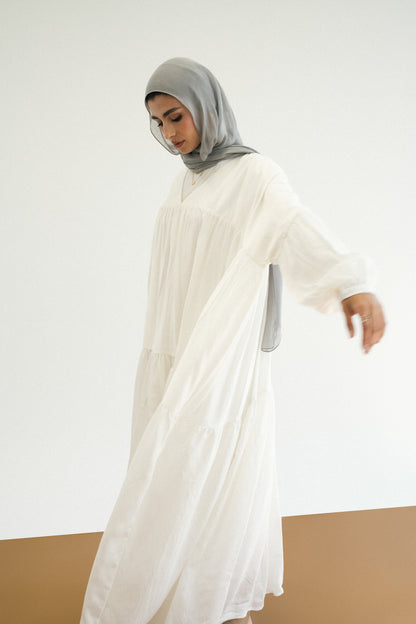 Flowy Dress in Offwhite