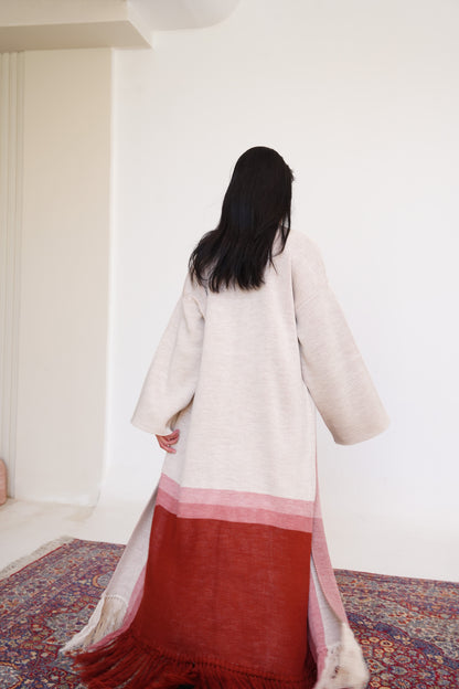 Sahara Knit Cardigan in Brick