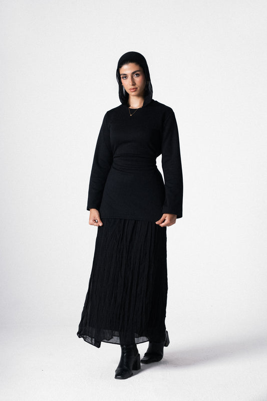 The Flare Dress in Black