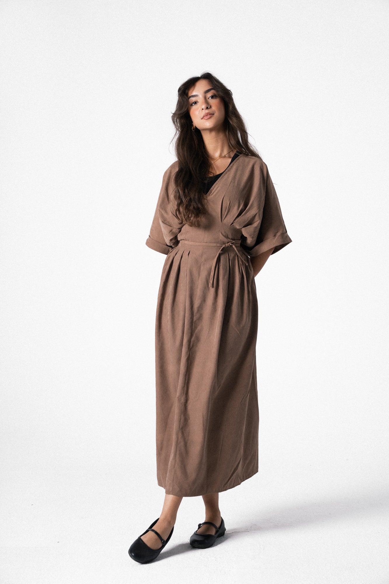 Vintage Maxi Dress in Brick