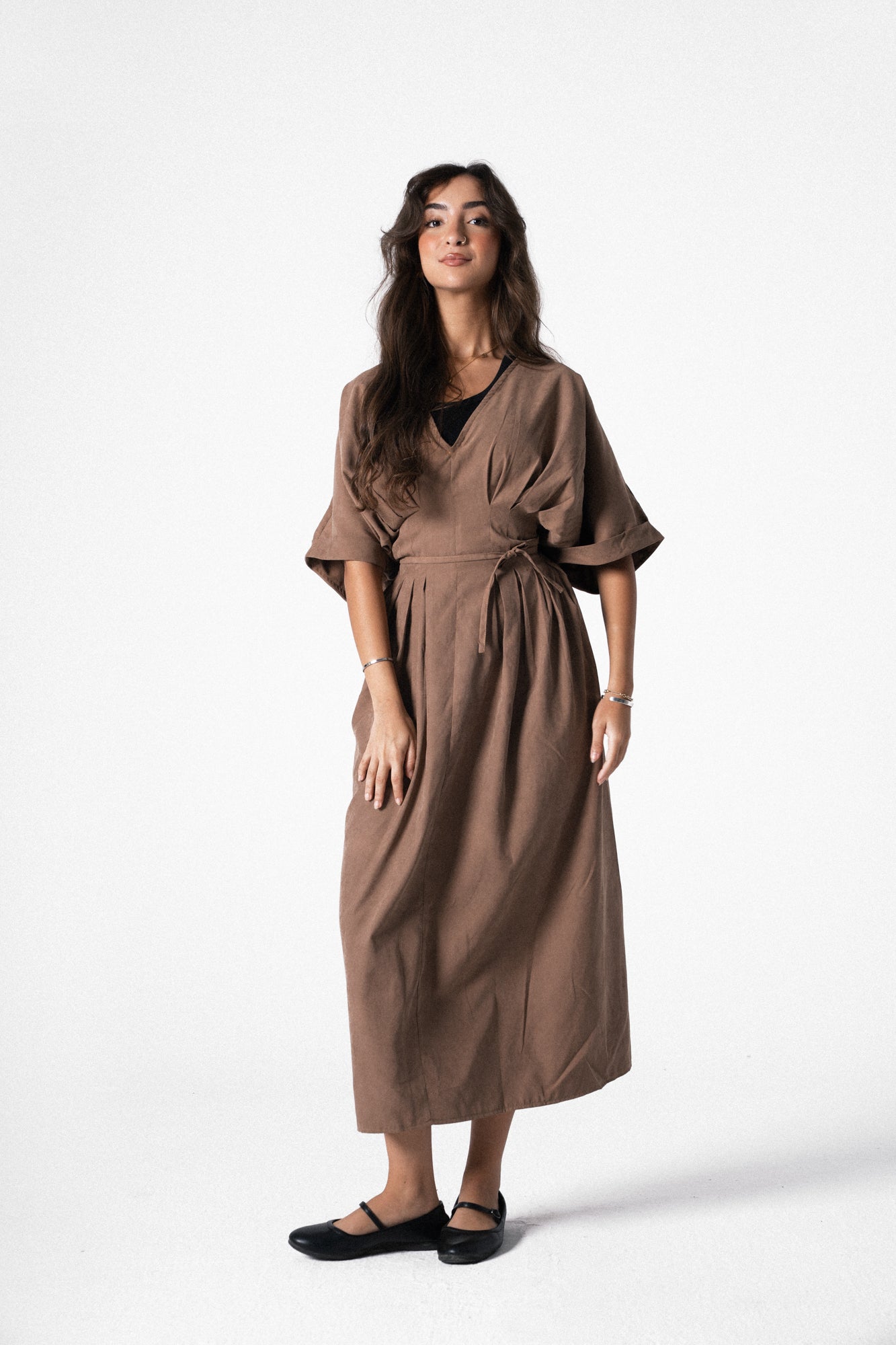 Vintage Maxi Dress in Brick