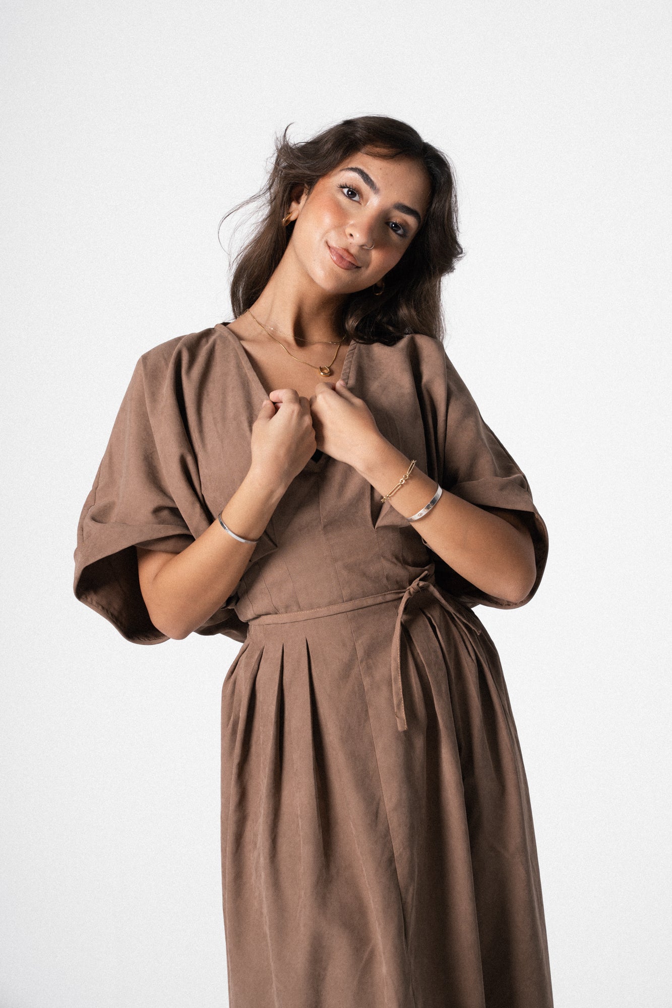 Vintage Maxi Dress in Brick