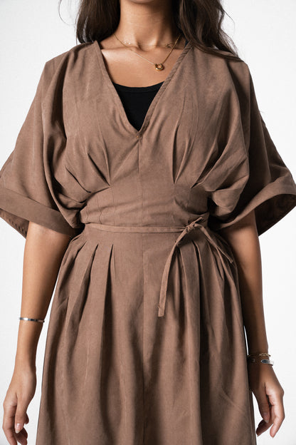 Vintage Maxi Dress in Brick