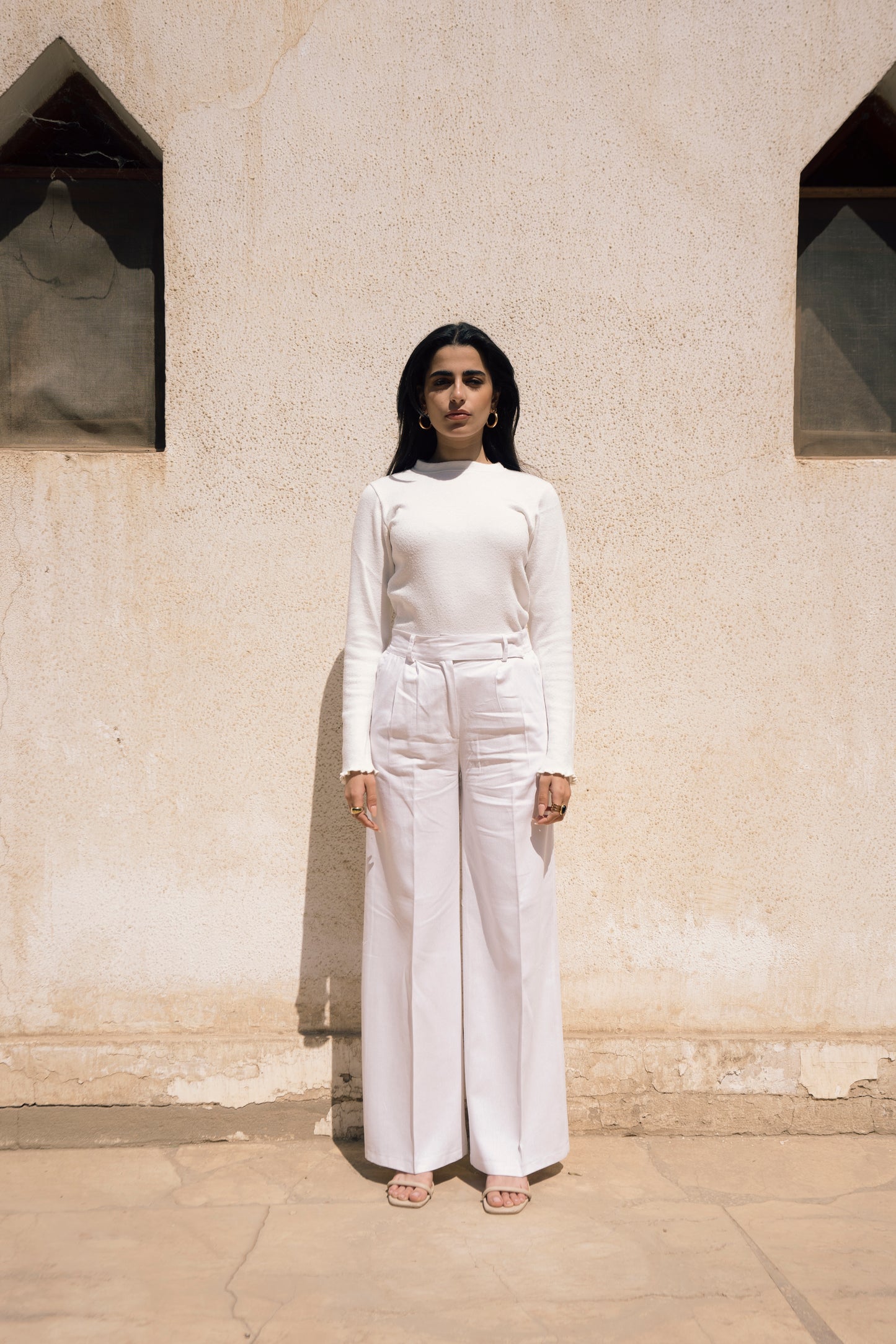 Everyday Essential Linen Pants in White