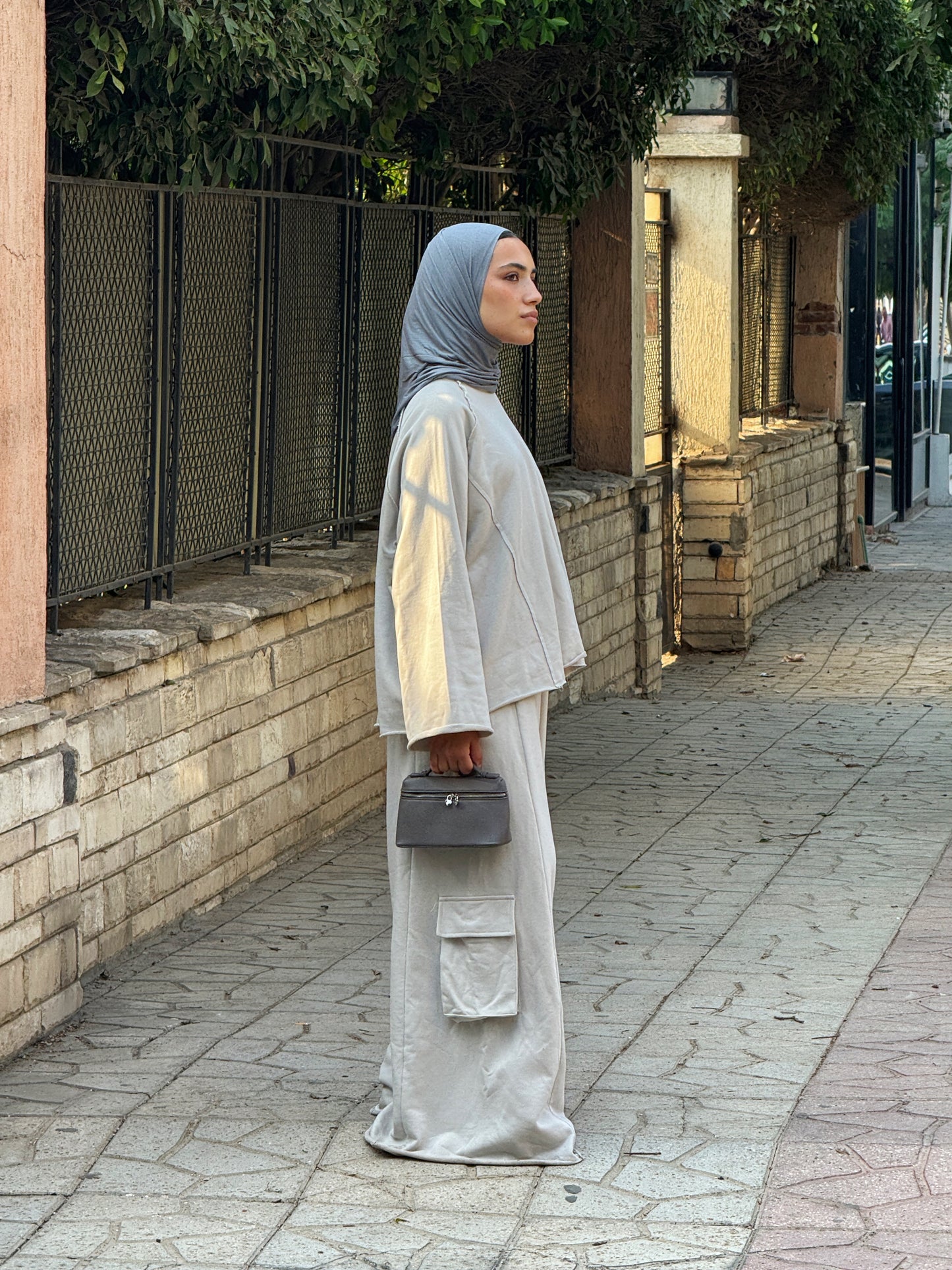 Lounge Wear Set in Cream Beige