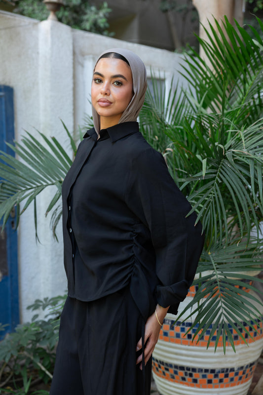 Relaxed Elegance Set in Black