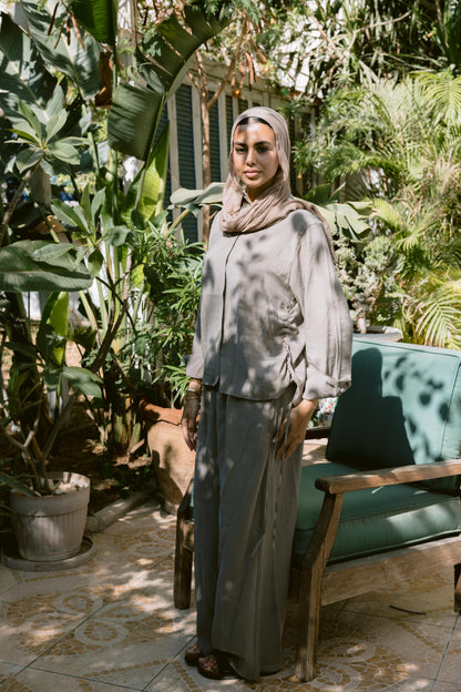 Relaxed Elegance Set in Olive